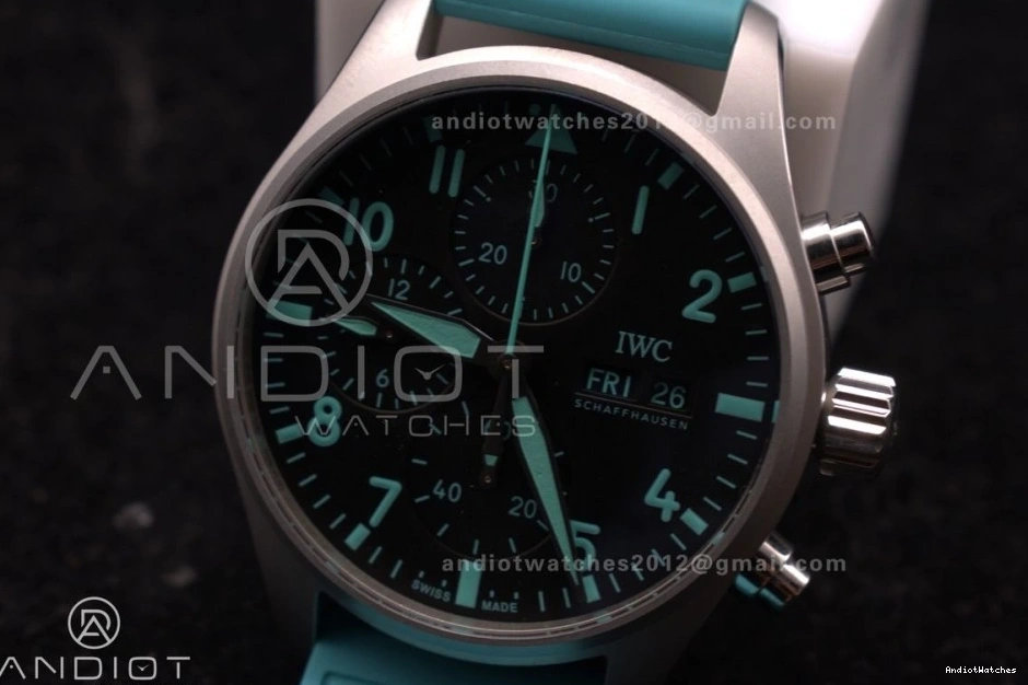 Petronas Green TW ONE IWC 2023 Factory  1:1 496 FORMULA Mercedes-AMG TEAM  Chronograph Best Durable IW388106 0517